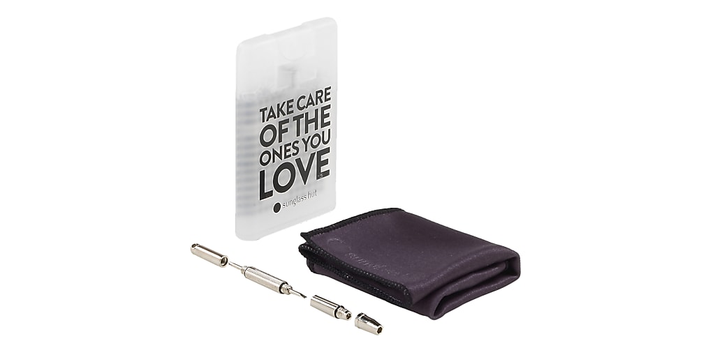 Sunglass Hut Collection AHU0016CK Take Care Care Kit & Black