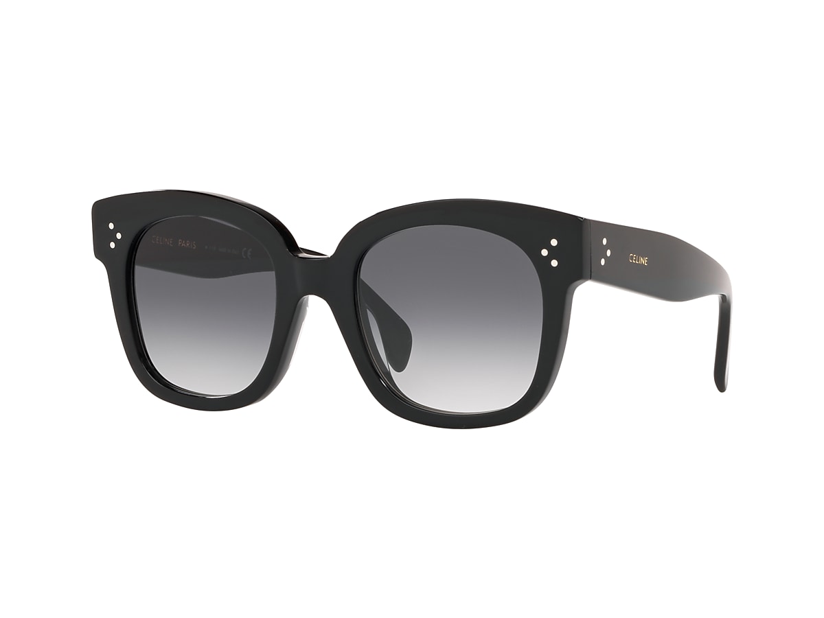 CELINE CL4002UN Black - Women Luxury Sunglasses, Smoke Brown Lens