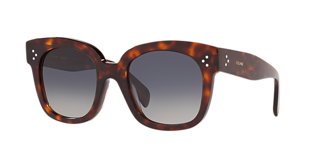 Celine CL4002UN 54 Smoke Brown & Black Sunglasses | Sunglass Hut 