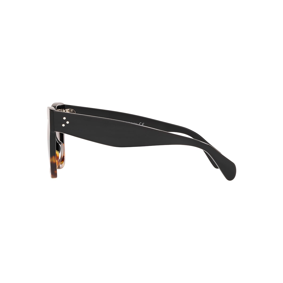 CELINE CL4004IN Black - Woman Luxury Sunglasses, Brown Lens