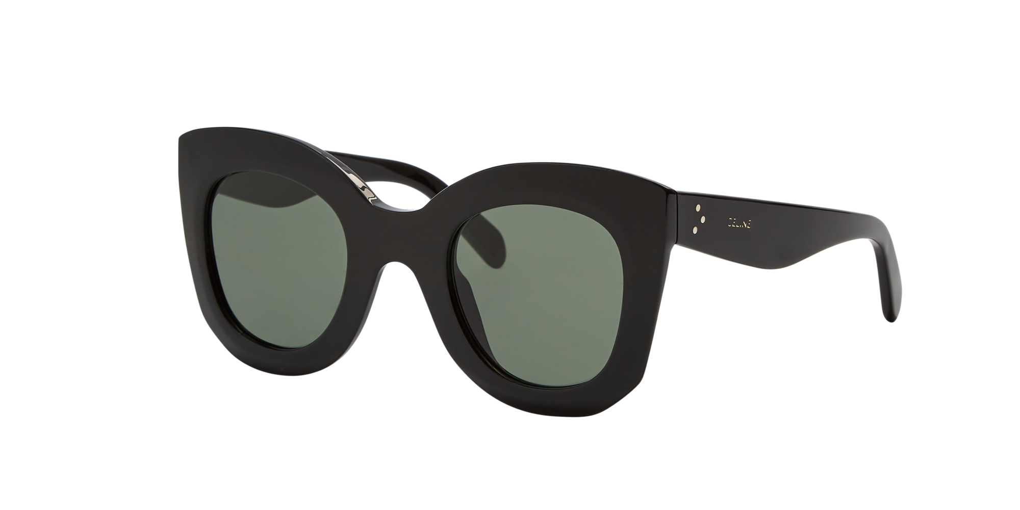 Black Oversized square acetate sunglasses | Celine Eyewear | MATCHES UK