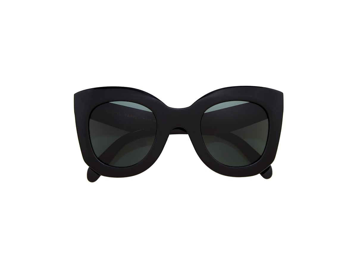 Celine CL4005IN XL (47 - 22) with Green lenses and Black