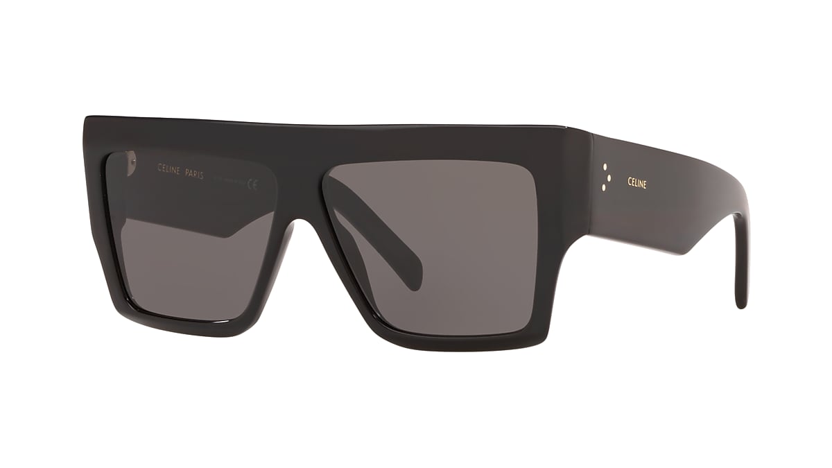 Polar via auktion Celine CL40092I 60 Grey & Black Shiny Sunglasses | Sunglass Hut USA