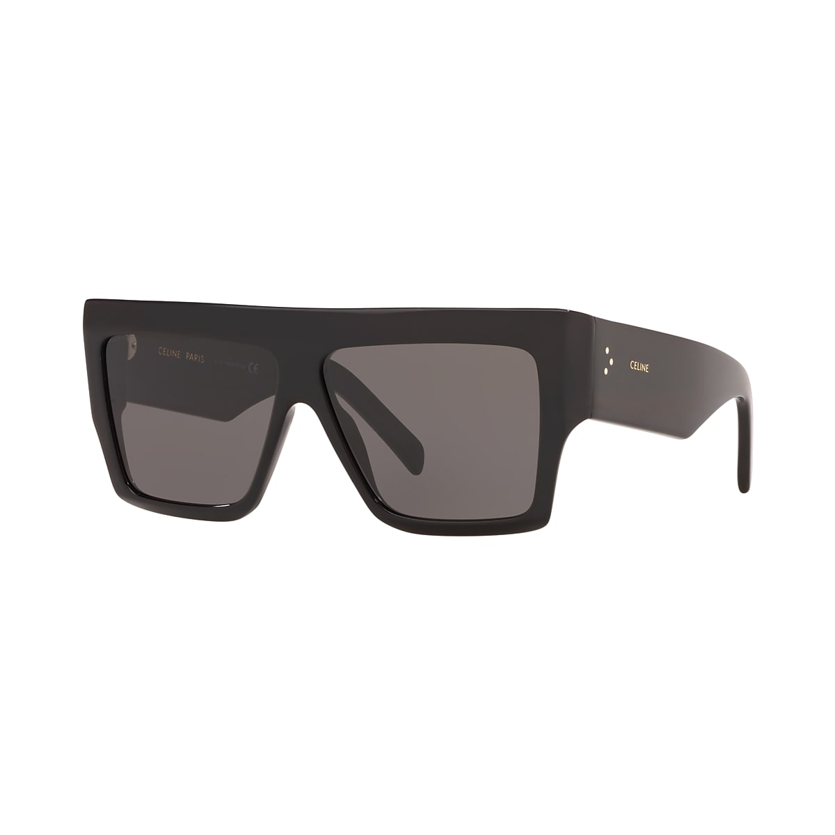 Blaze Sta op Begraafplaats Celine CL40092I 60 Grey & Black Shiny Sunglasses | Sunglass Hut USA