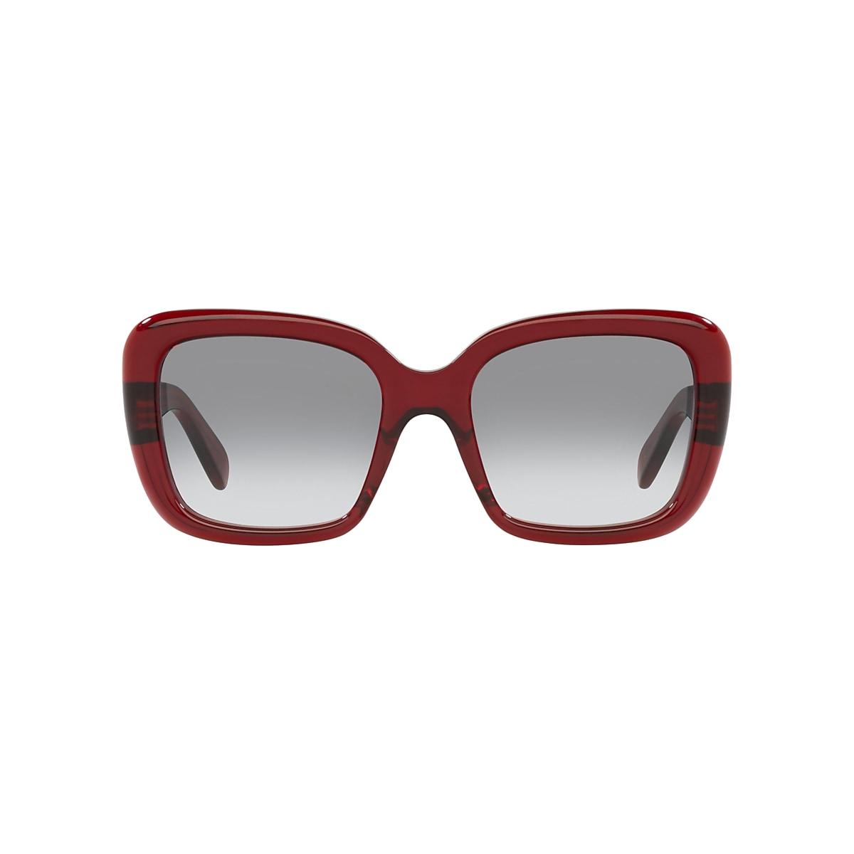 Celine CL40162I (57 - 20) with Grey lenses and Red frame