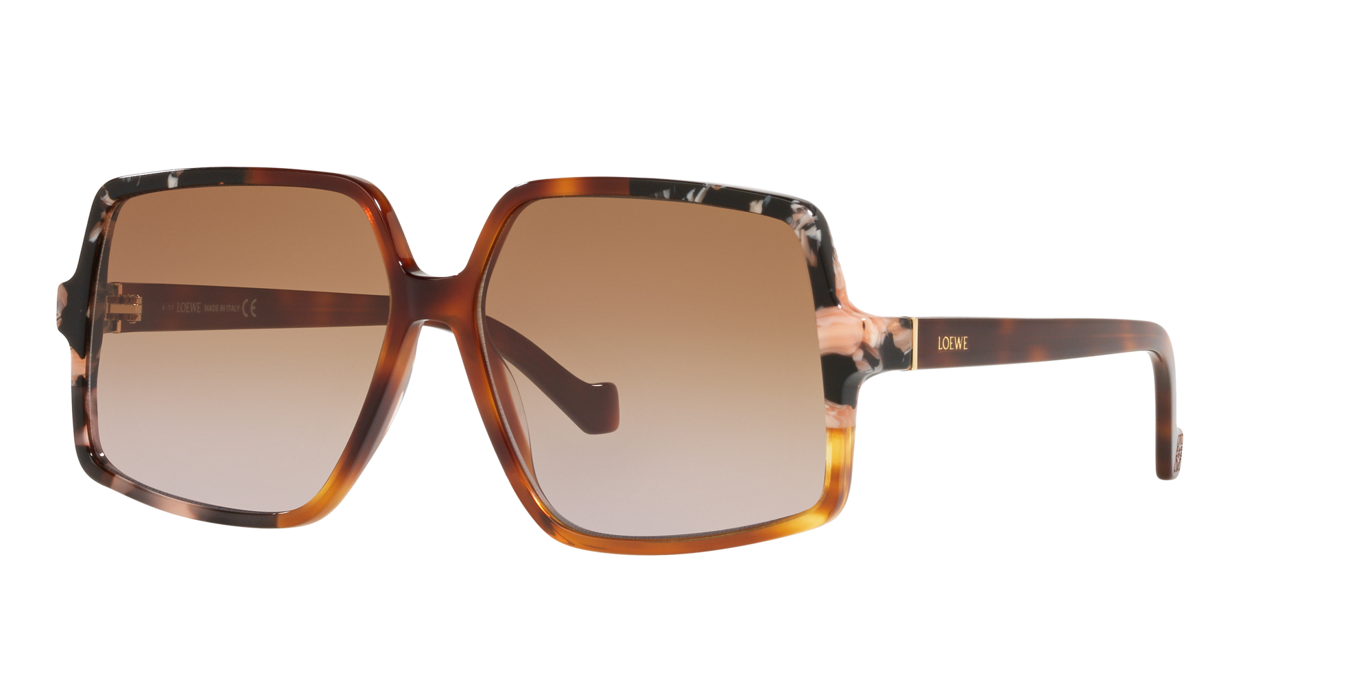 Loewe Frau E4000186 - Frame color: Havana, Lens color: Braun, Size 61-/140 female Azetat