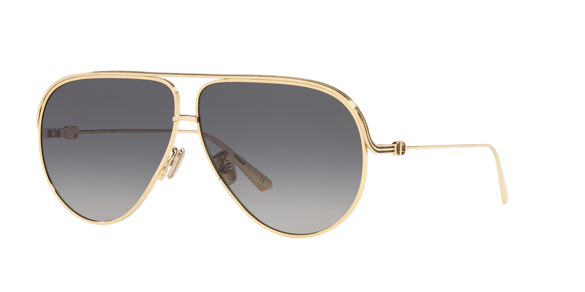 CD Link R1U Aviator-Style Gunmetal-Tone Sunglasses