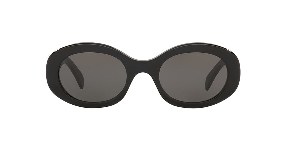 Celine CL40194U 52 Grey & Black Shiny Sunglasses | Sunglass Hut USA