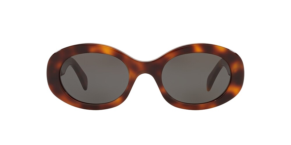 Celine CL40194U 52 Grey & Tortoise Blonde Sunglasses | Sunglass 
