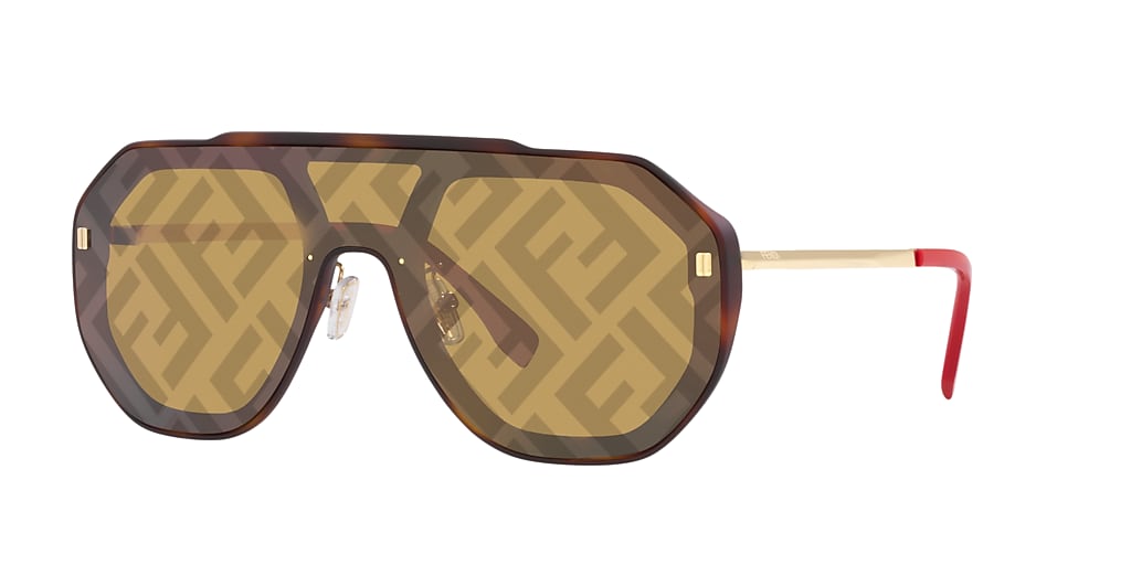 Fendi FE40006U Brown & Tortoise Sunglasses | Sunglass Hut United Kingdom