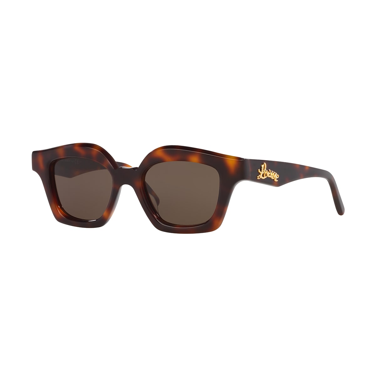 LOEWE Curvy LW40078I Tortoise - Woman Sunglasses, Brown Lens
