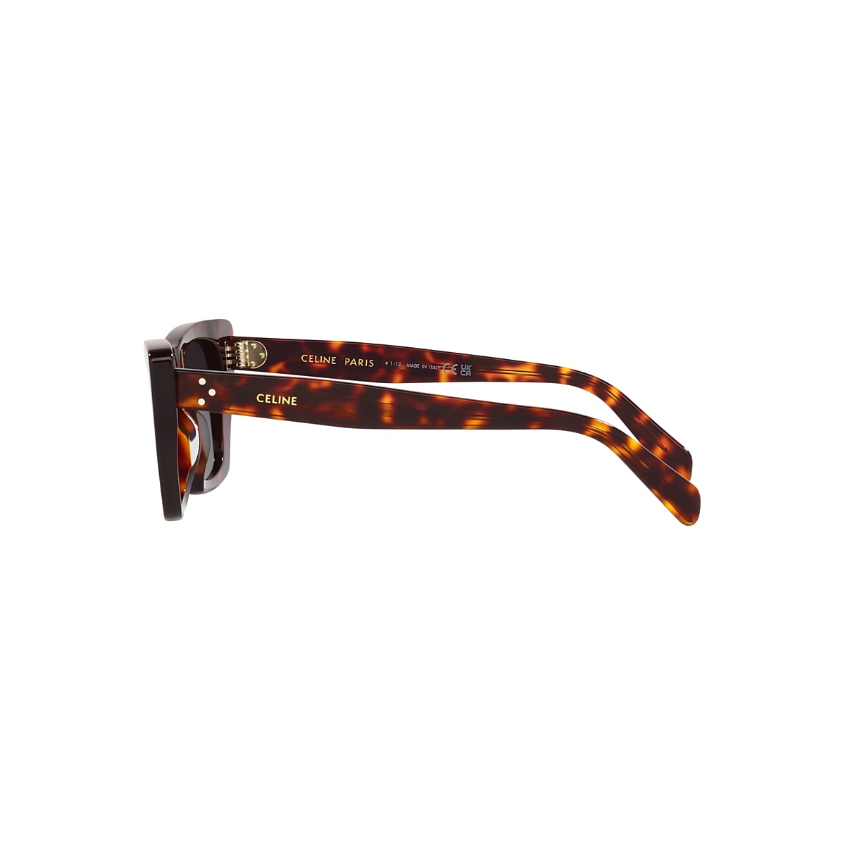 Celine CL40187I XXS (50 - 16) with Grey lenses and Brown