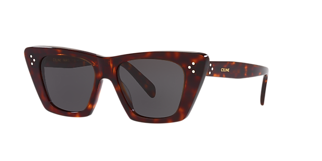 Celine CL40187I 51 Brown & Black Shiny Sunglasses | Sunglass