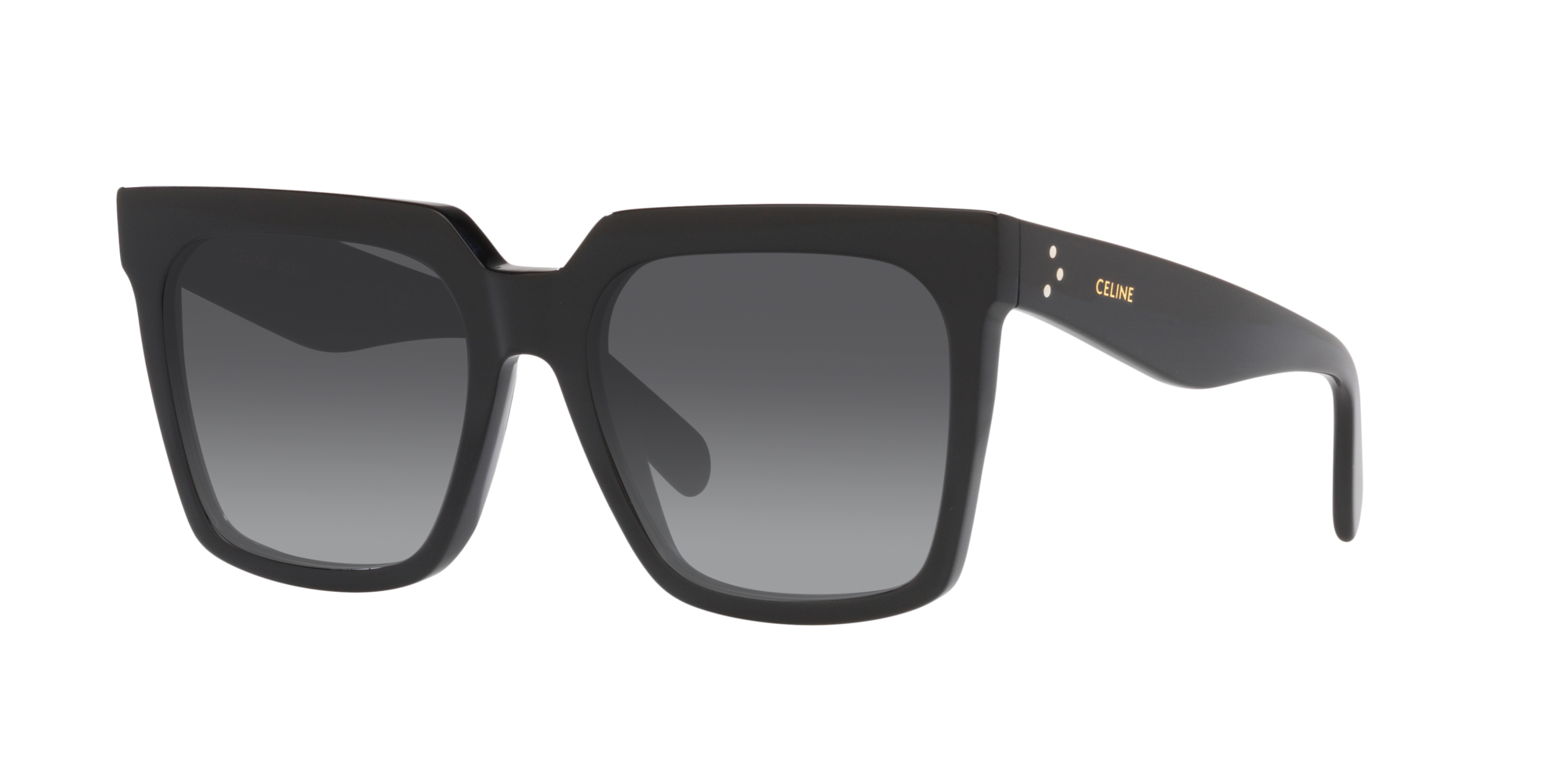 Celine Cl4055in Rectangular Acetate Sunglasses In Grey | ModeSens