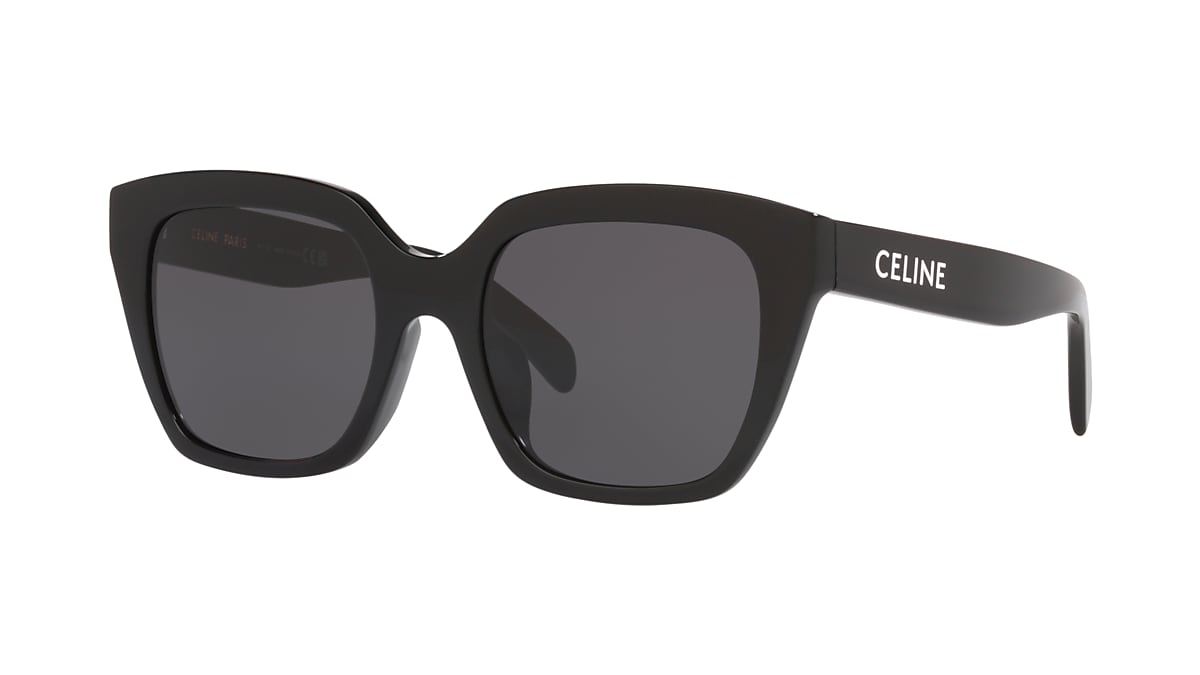 セリーヌ CL40198F サングラス 56□21-145 ブラック Celine CL40198F XL (56 - 21) with Grey lenses and Black