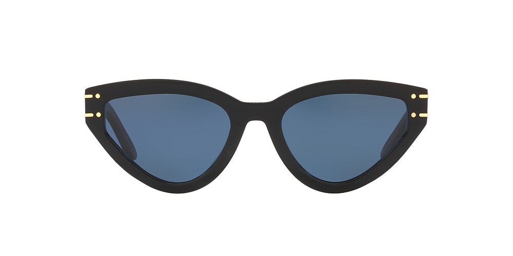 DIOR DiorSignature B2U 53 Blue & Black Shiny Sunglasses | Sunglass