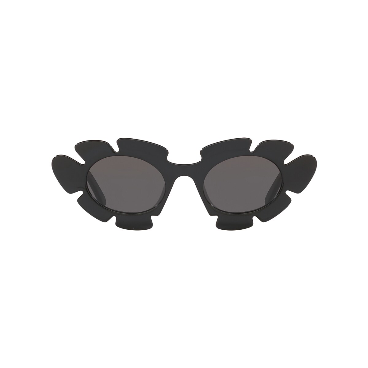 Loewe LW40088U 47 Grey & Black Shiny Sunglasses | Sunglass Hut USA