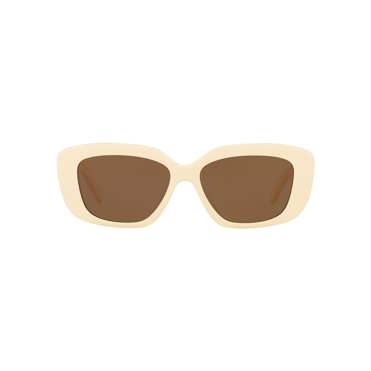 Celine CL40216U 55 Brown Grad & Black Shiny Sunglasses