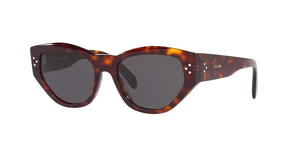 Celine CL40219I 54 Grey & Brown Tortoise Sunglasses | Sunglass Hut USA