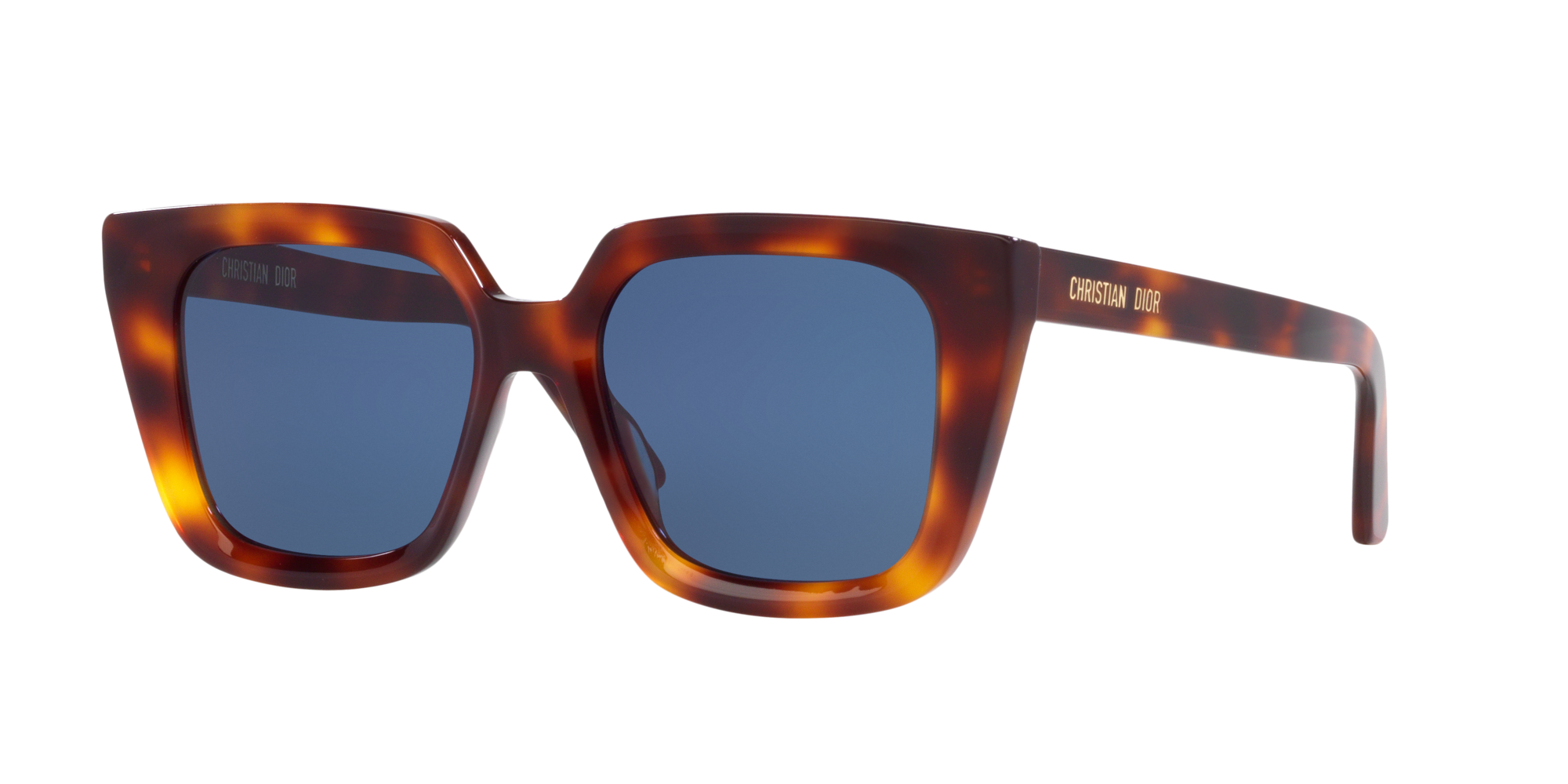 DIOR DiorMidnight S1 53 Blue & Tortoise Blonde Sunglasses 