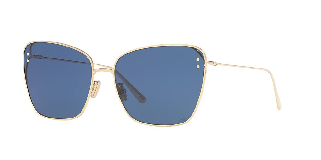 DIOR MissDior B2U 63 Blue & Gold Shiny Sunglasses | Sunglass Hut United ...