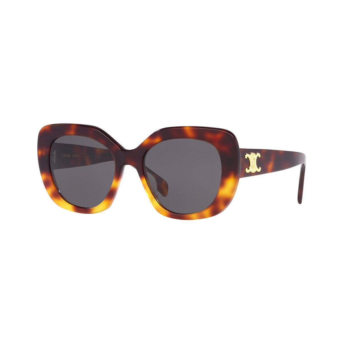 CELINE CL40226U Tortoise - Woman Luxury Sunglasses, Grey Lens