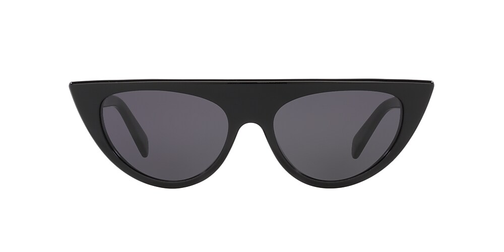 Celine CL40228I 56 Grey & Black Shiny Sunglasses | Sunglass Hut USA