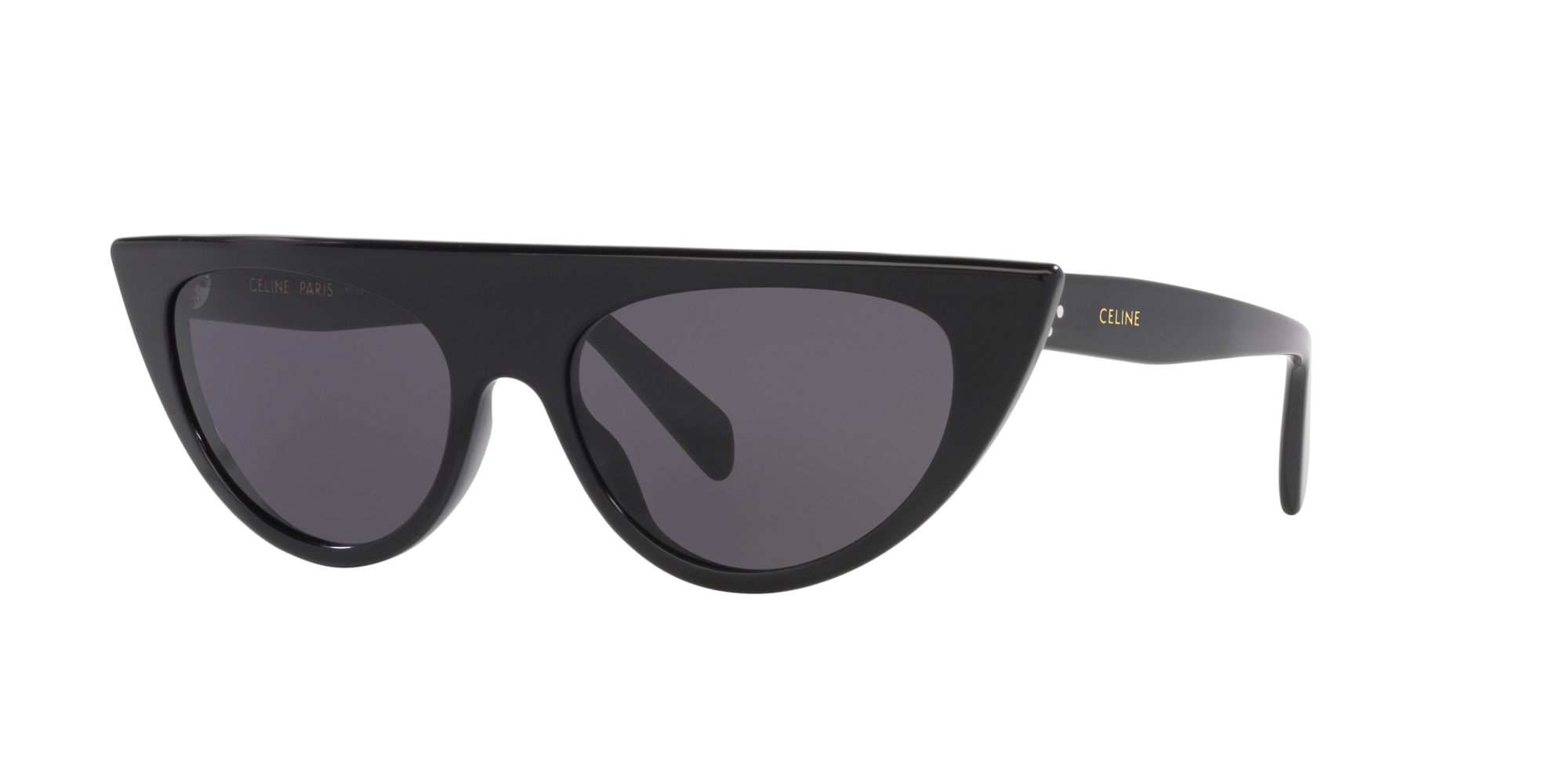 Celine CL40187I 51 Grey & Black Shiny Sunglasses | Sunglass Hut USA