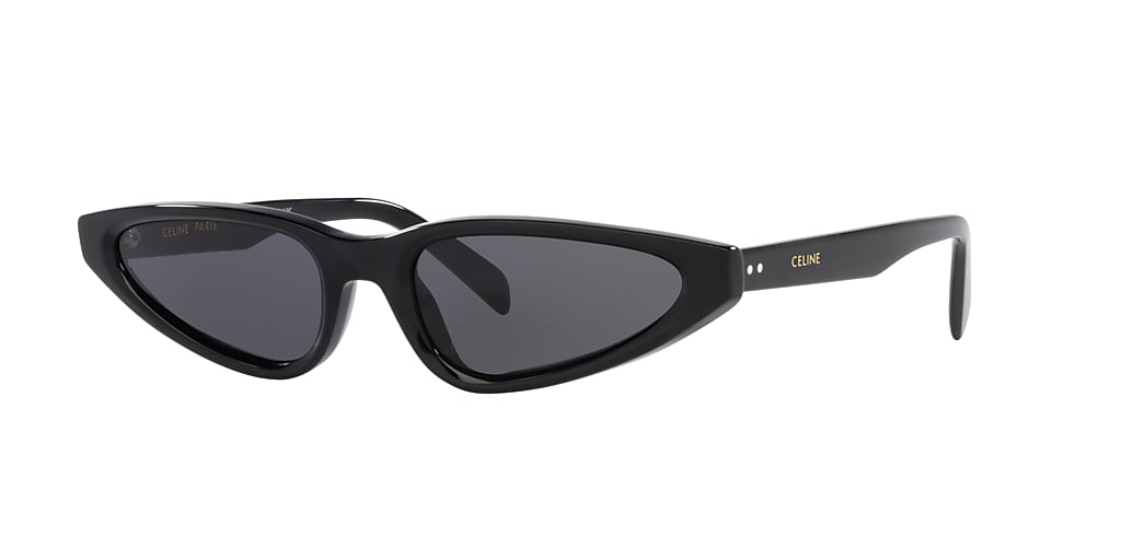 Celine CL40231I 56 Grey & Black Shiny Sunglasses | Sunglass Hut Australia
