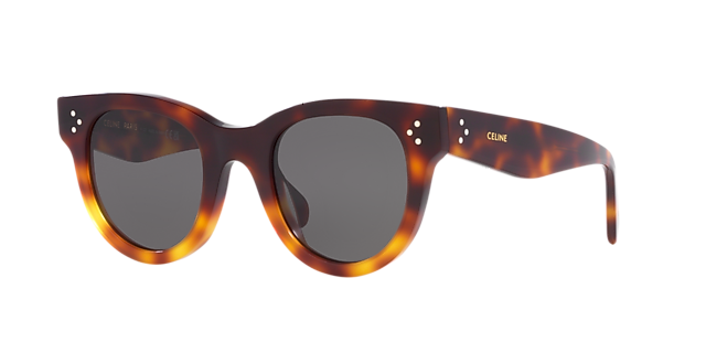 Celine CL4003IN 48 Smoke Brown & Black Sunglasses | Sunglass 