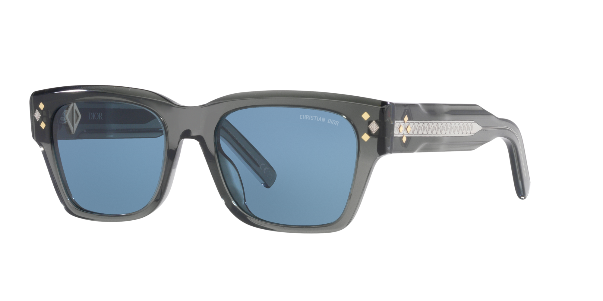 CD Diamond S3F Black Square Sunglasses | DIOR US