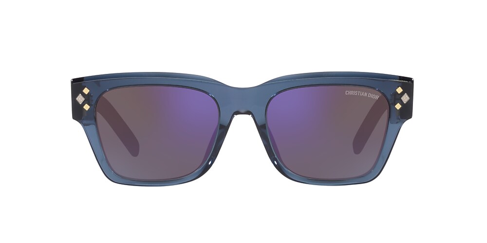 DIOR CD Diamond S2 54 Blue & Green Dark Sunglasses | Sunglass Hut USA