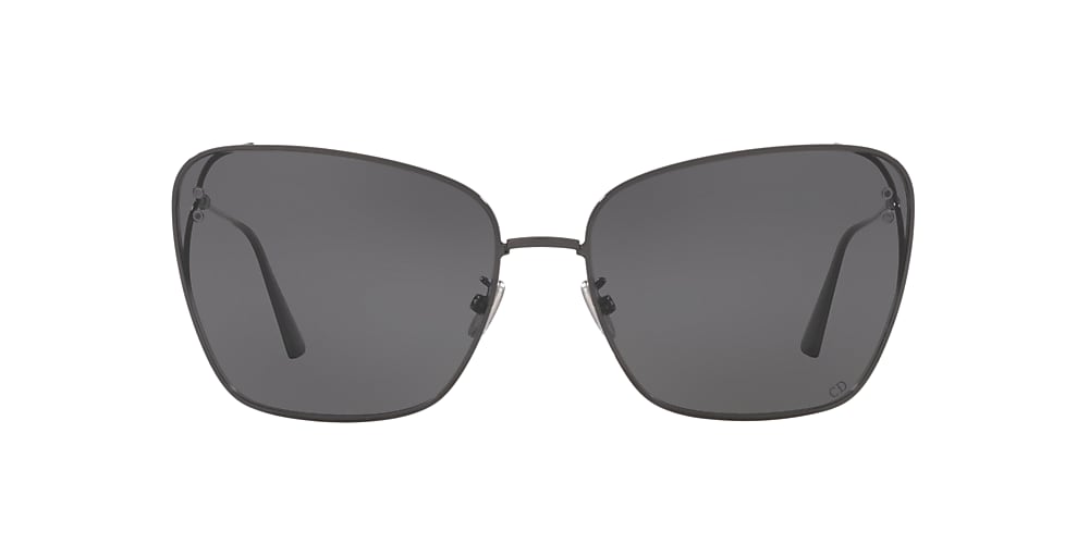 DIOR MissDior B2U 63 Grey & Gunmetal Shiny Sunglasses | Sunglass 