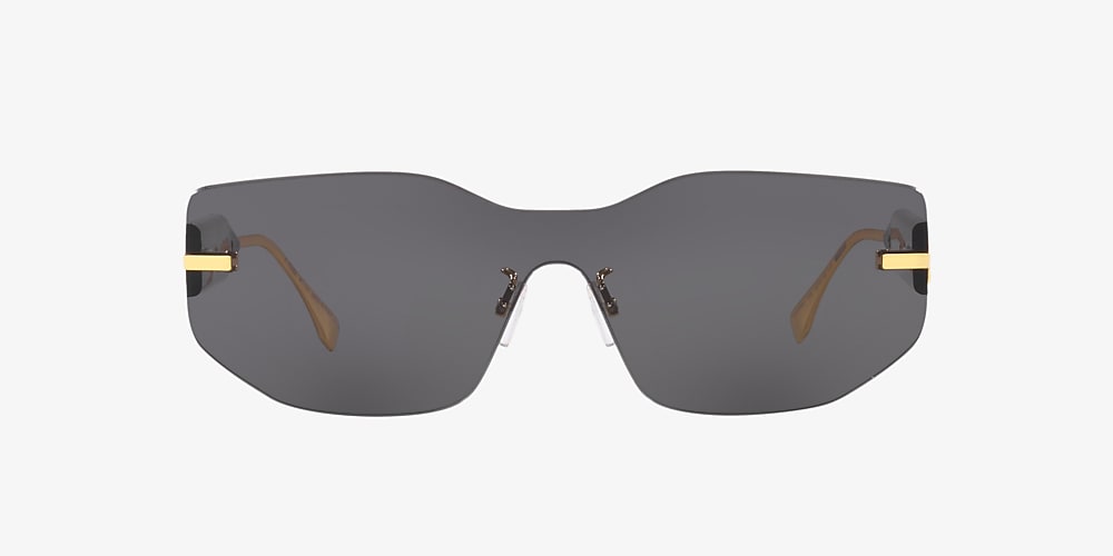 Fendi FE40006U 52 Grey & Black Sunglasses