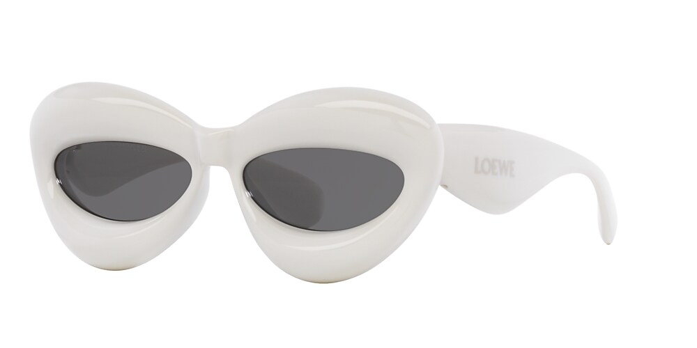 Loewe LW40097I 55 Grey & Grey Sunglasses | Sunglass Hut United Kingdom