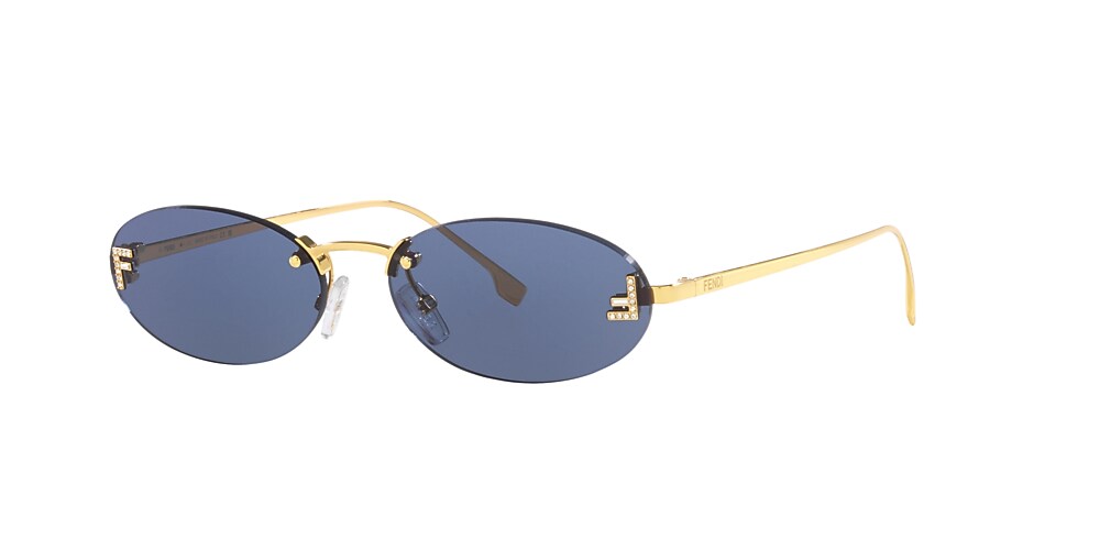 Fendi store blue glasses