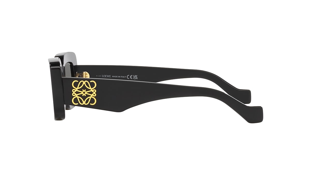 Loewe Anagram LW40101I 46 Grey & Black Sunglasses | Sunglass Hut USA