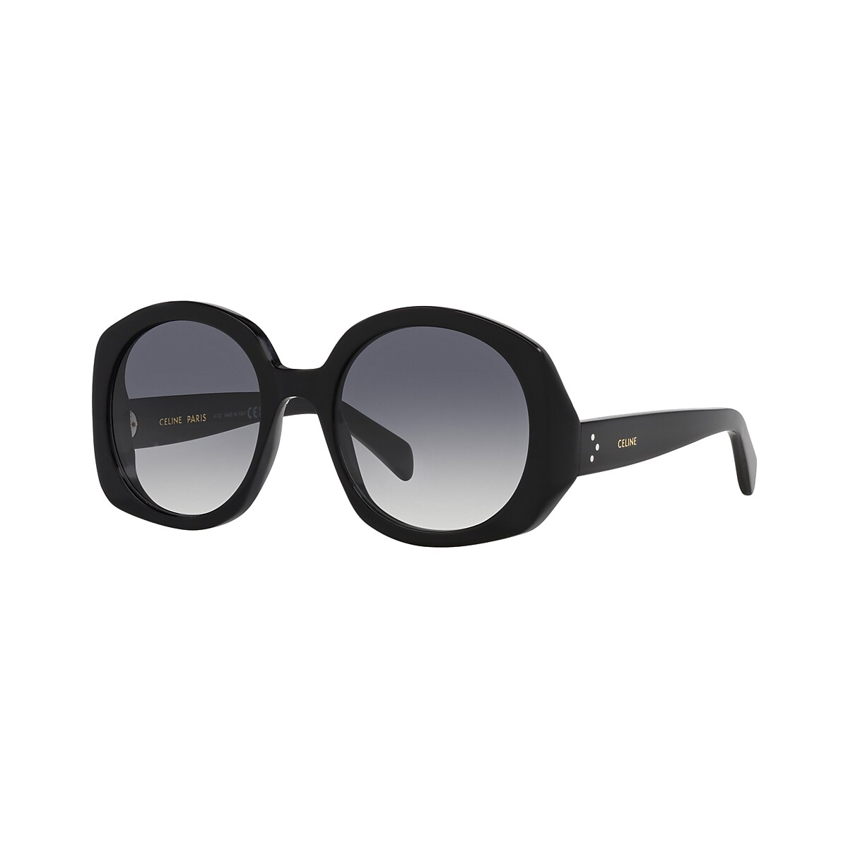 Celine CL40242I 53 Blue & Black Shiny Sunglasses | Sunglass Hut 