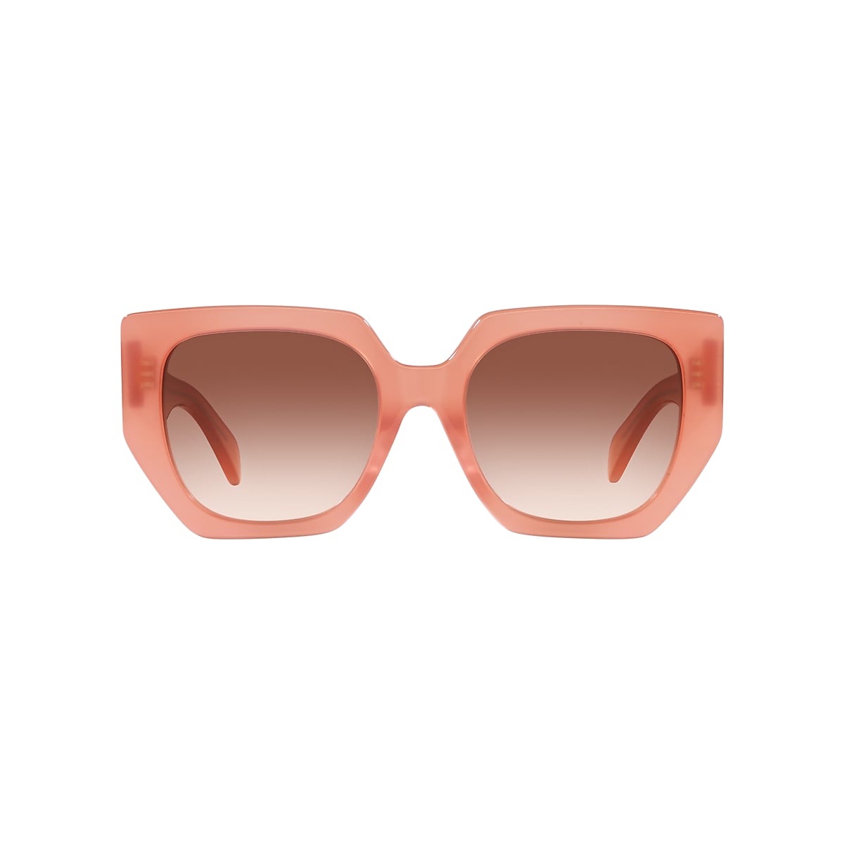 Celine CL40239F 55 Brown & Black Sunglasses | Sunglass Hut 