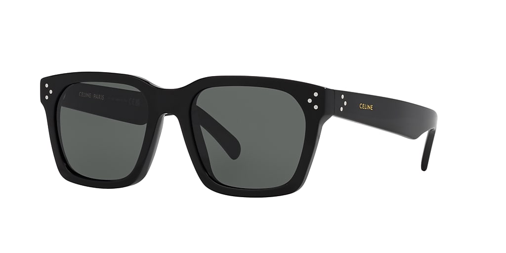 Celine CL40248I 54 Blue & Black Shiny Sunglasses | Sunglass Hut USA