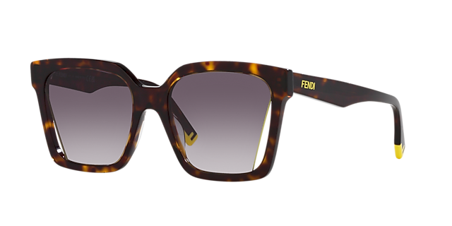 FENDI: acetate sunglasses - Pink | Fendi sunglasses FE40009I online at