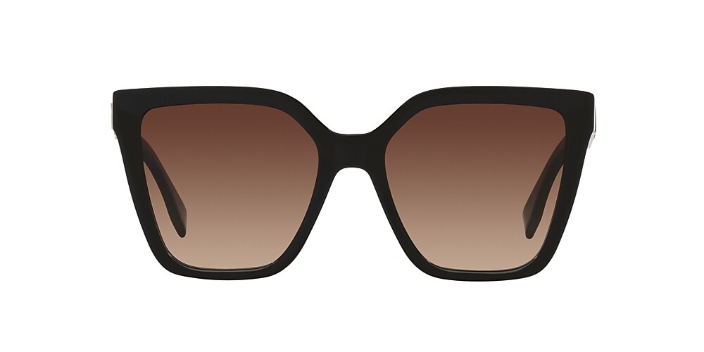 Fendi FE40086I 55 Brown & Black Shiny Sunglasses | Sunglass