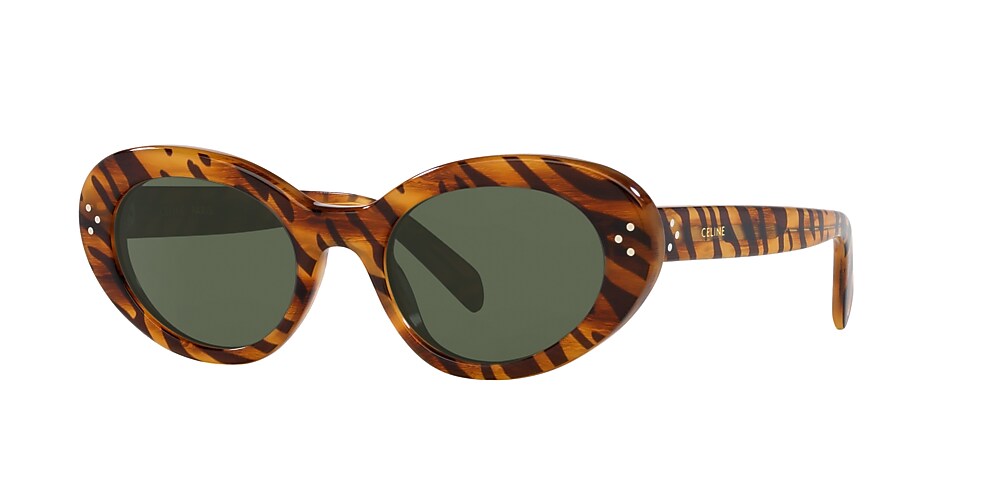 Celine round deals tortoise sunglasses