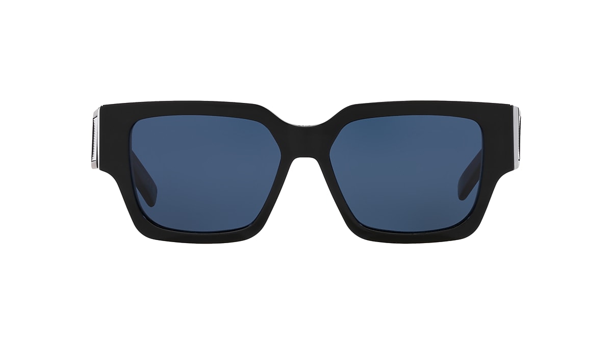 DIOR CDsu Black - Men Luxury Sunglasses, Blue Lens