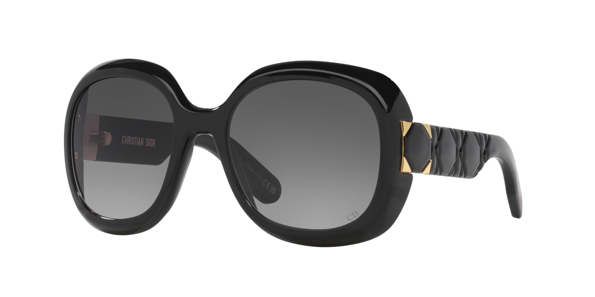 Dior Lady 9522 R2I 20G0 Sunglasses | Havana Round Sunglasses - US