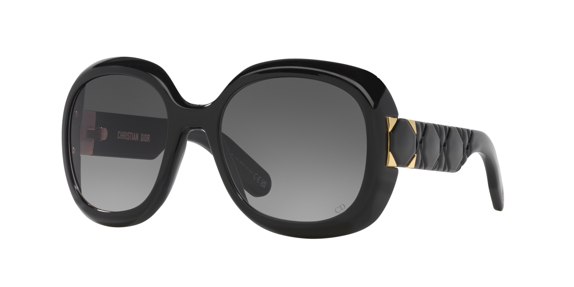 Dior Pacific S2U Black Square Frame Grey Lens Women Sunglasses | eBay