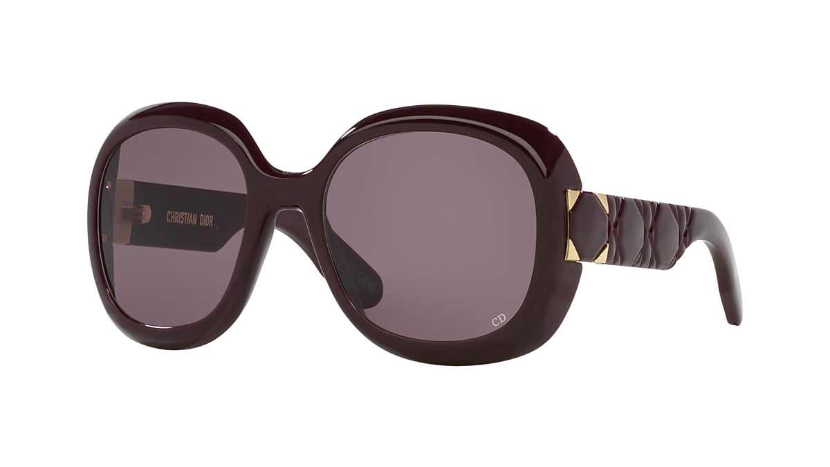 DIOR サングラス　赤紫　サイド赤ライン DIOR サングラス 赤紫 サイド赤ライン DIOR サングラス 赤紫