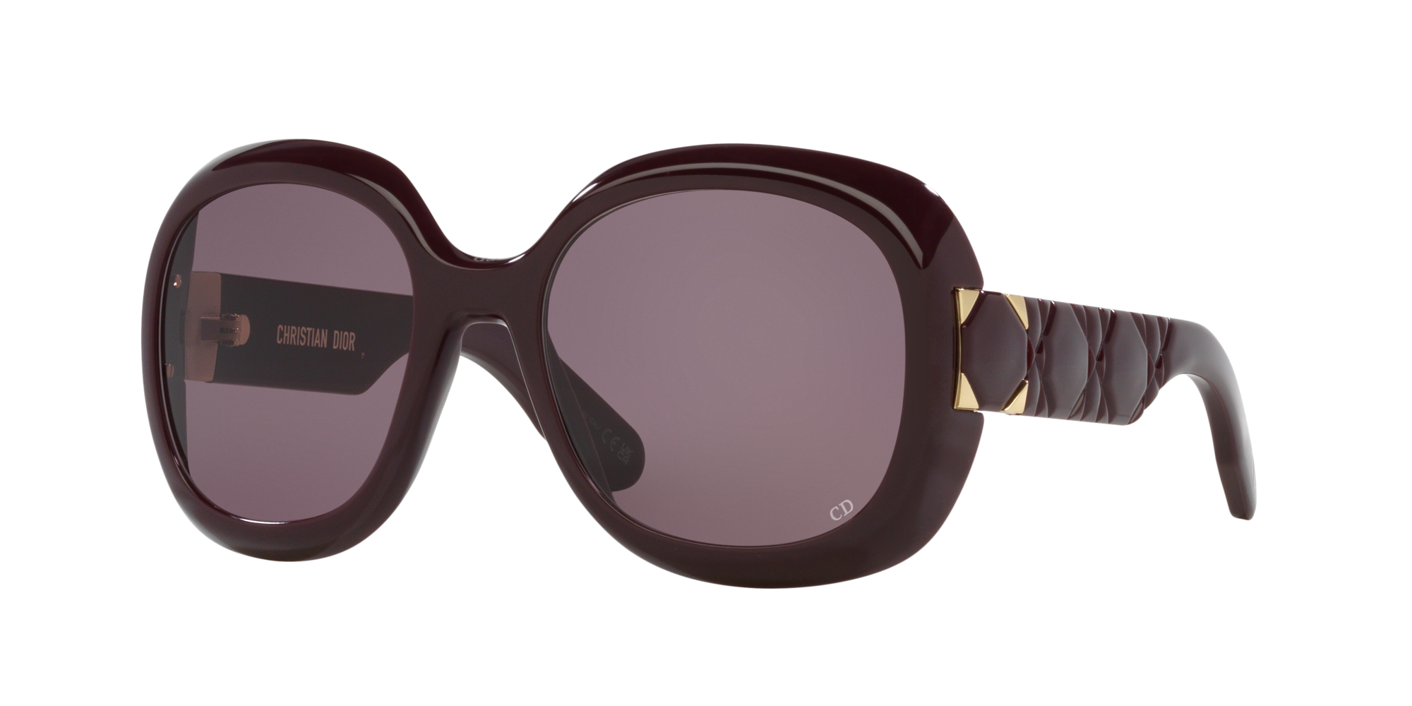 Shop Dior Woman Sunglass Lady 9522 R2i In Bordeaux