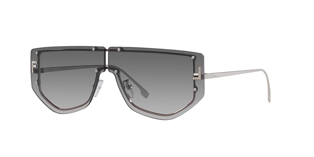 Fendi FE40096U 55 Grey & Grey Sunglasses | Sunglass Hut Canada