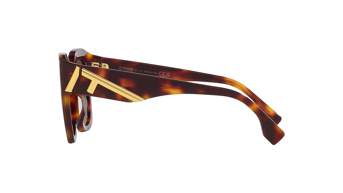 Fendi FE40098I XXS (63 - 15) with Grey lenses and Tortoise frame